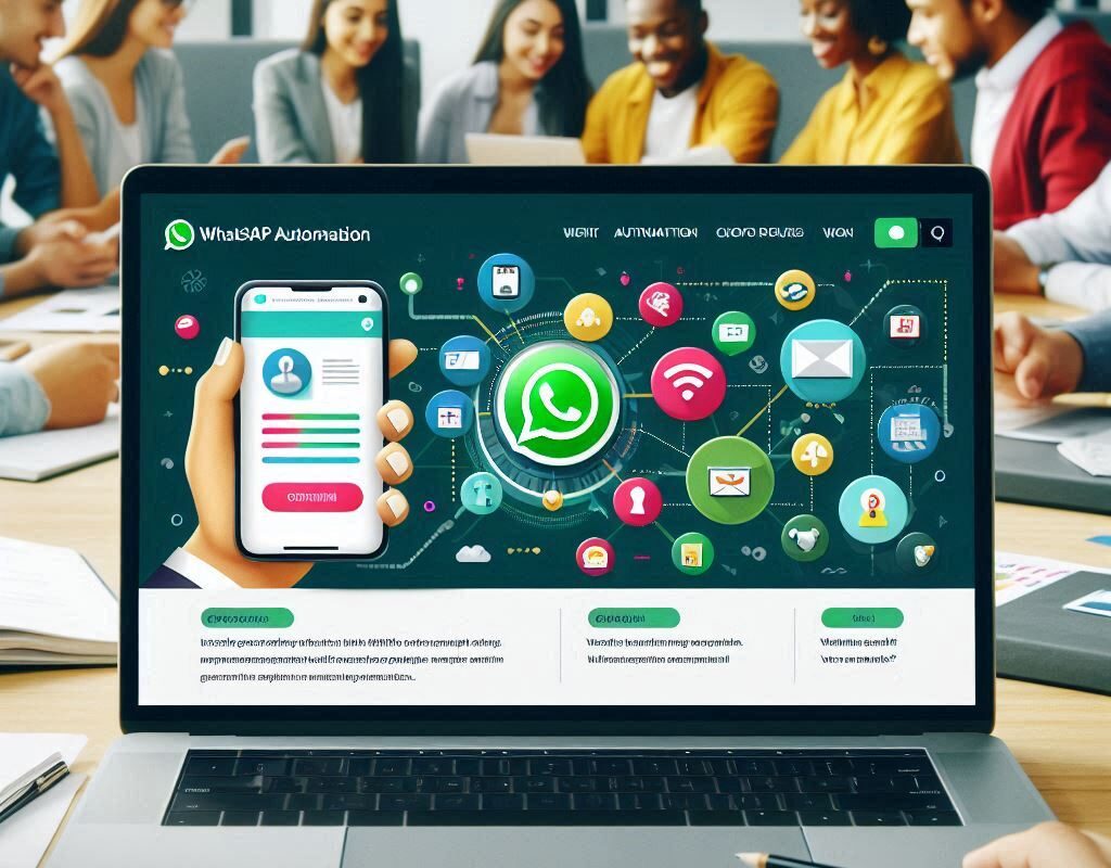 WhatsApp automation services website